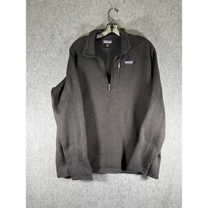Patagonia Men’s Half-Zip Fleece Pullover Jacket - Black
